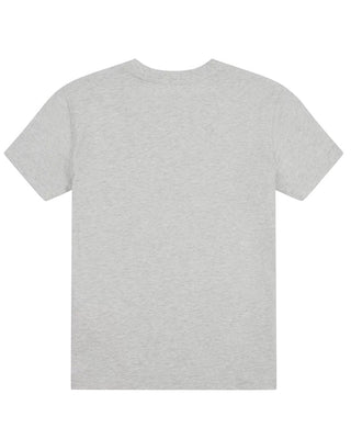 New Balance T-shirt grigia a maniche corte con logo LAKG0008