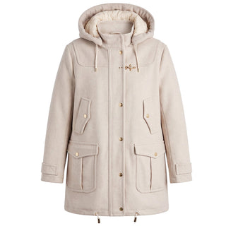 Fay Parka In Tessuto Di Lana E Cashmere NAW155113220 Per Donna