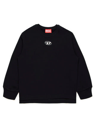 Diesel Felpa Girocollo J02024-KYAVF Con Logo Oval D