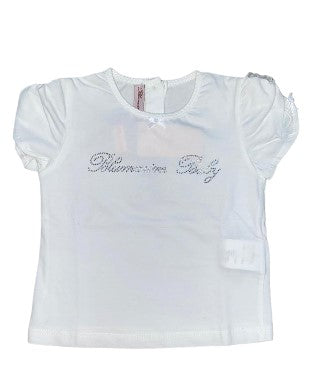 Miss Blumarine T-Shirt mit Rundhalsausschnitt 7931