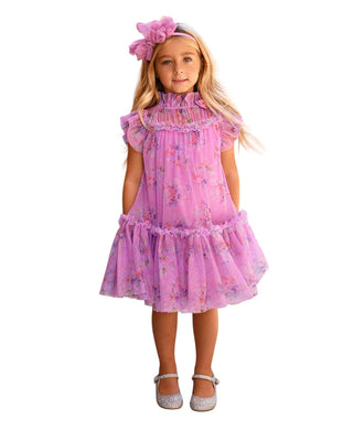 Angel's Face Abito in tulle fantasia MARIGOLD SPLASH FLOWER