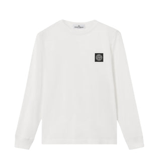 Stone Island T-shirt in jersey a maniche lunghe con Compass K2S162100003