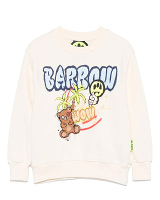 Barrow Felpa con stampa frontale S5BKJUSW064
