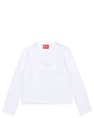 Diesel T-Shirt Maniche Lunghe J02038-0AFAA Con Logo