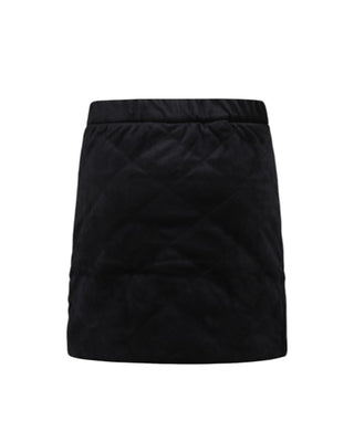 Sonia Rykiel Gonna nera in ciniglia da bambina A00263