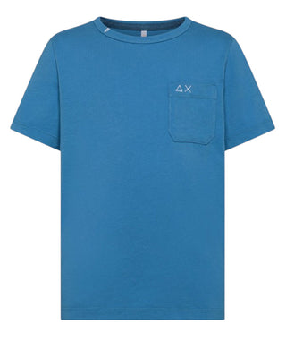 Sun68 T-Shirt Con Logo T35301 In Cotone