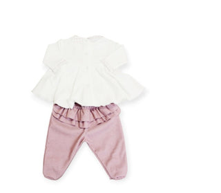 Ninnaoh Zweiteiliger Strampler 2072c mit Clips auf der Rückseite