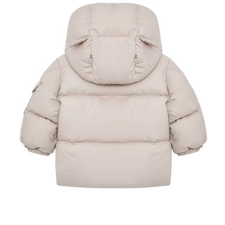 Moncler Giubbino Beige Jareth Con Cappuccio L29511A00001-20N Per Neonato