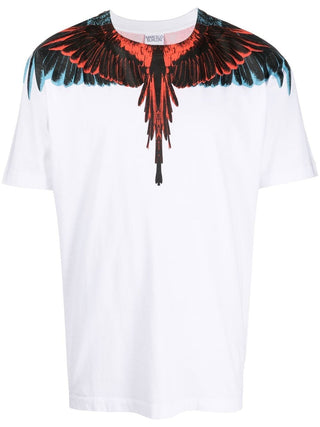 Marcelo Burlon T-shirt girocollo con stampa CMAA018S23JER0010
