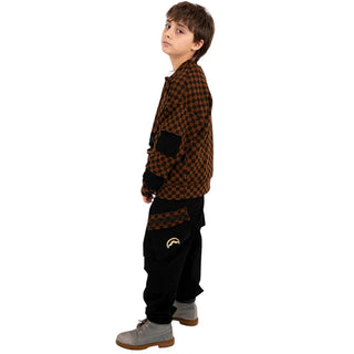 SPRAYGROUND Pantaloni Cargo Neri SPY1492BLK Per Bambino