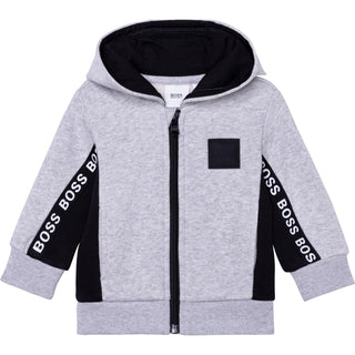 Ugo Boss Sweatshirt mit Reißverschluss und Kapuze J05901