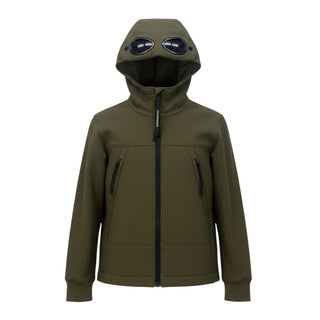 C.P. Company Giacca in softshell con lenti Goggle 15CKOW001B