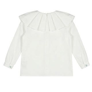 J.o Milano Camicia Bianca In Popeline 2666X5 Per Neonata