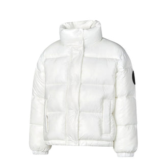 Save the Duck Giubbino Cini nero in nylon laqué da bambina J31326G2