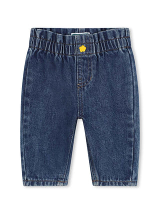 Kenzo Jeans con vita elasticizzata da neonata K60469