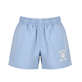 Msgm Shorts In Popeline Con Logo S6MSJGSH022