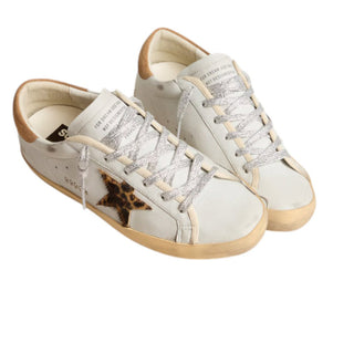Golden Goose Sneakers Super-Star con stella in cavallino leopartada GWF00101/F0058796051