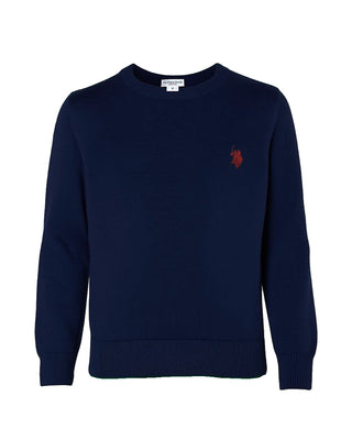 U.S. Polo Assn. Maglia blu da bambino con logo US40573011