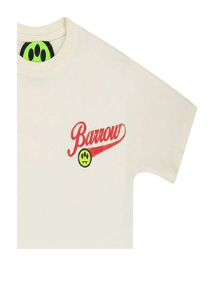 Barrow T-shirt Con Stampa S5BKJUTH042 In Cotone