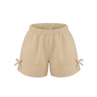 J.o Milano Shorts In Popeline Con Fiocchi Per Neonata 674C1