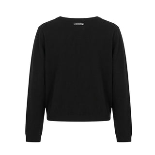 Kocca Maglia Nera In Misto Viscosa A26JMA9066ABUN0000 Per Bambina