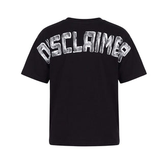 Disclaimer T-shirt Nera Con Stampa 26IDK59102N Per Bambini