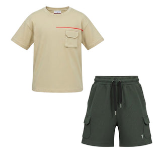 Cesare Paciotti Completo Con T-shirt E Bermuda Per Bambino COMP6109J-V3