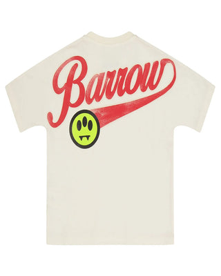 Barrow T-shirt Con Stampa S5BKJUTH042 In Cotone