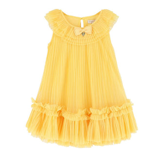 Angel's Face Abito Plissettato In Tulle Giallo FI