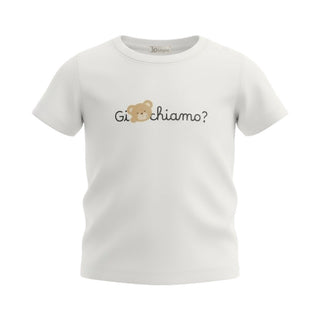 J.o Milano T-shirt Bianca In Jersey Per Bambino 676B4J