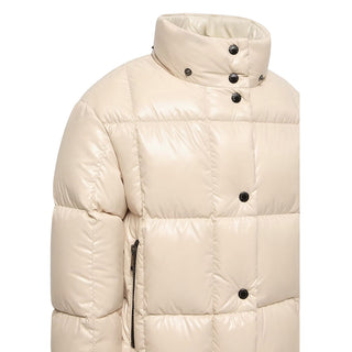 Moncler Piumino Parana Beige Con Cappuccio L29541A00040-21G Per Bambina
