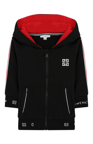 Givenchy Sweatshirt mit Reißverschluss und Kapuze H05086