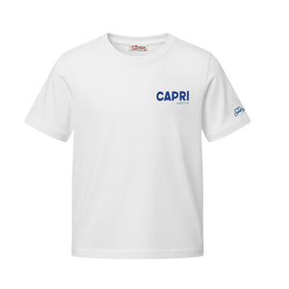 Mc2 Saint Barth T-shirt Bianca Portland Jr Con Stampa Capri PRL0001/00313L Per Bambino