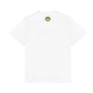 Barrow T-shirt Girocollo Bianca Con Teddy S6BKJUTH065-002