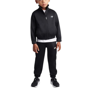 New Balance Tuta Nera In Triacetato Con Logo YS61Q43T-BK056 Per Bambino