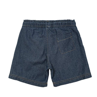Maperò Bermuda In Blu Denim Con Coulisse M33266/68DJ Da Bambino