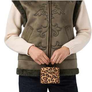 Mc2 Saint Barth Borsa Micro in pelle e cavallino maculato SHBM0003-00501I