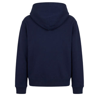Gucci Felpa Blu Con Cappuccio In Misto Cashmere 864624-XJHT8-4002