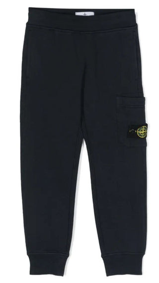 Stone Island Pantaloni jogger con logo 801661540