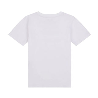 New Balance T-shirt Bianca Con Stampa LAKG0246-BWE034 Per Bambina