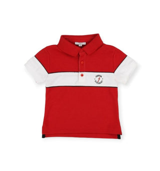 Givenchy T-shirt a polo con logo stampato H05069