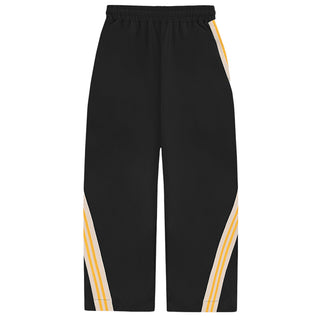 Barrow Pantaloni neri in nylon con Smile F5BKJUPA093