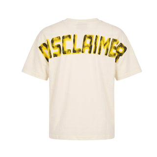 Disclaimer T-shirt Avorio Con Stampa 26IDK59102A Per Bambini