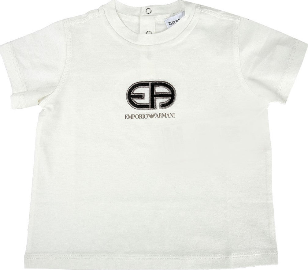 Armani T-shirt m/s newborn t-shirt 3khtac