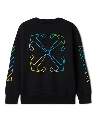 Off-White Felpa Con Logo OBBA001S24FLE0011084 Unisex Junior