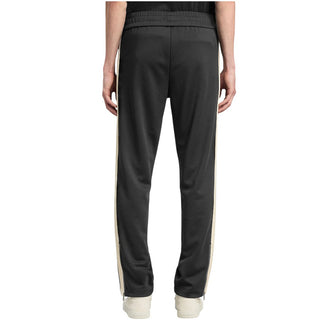 Palm Angels Pantaloni grigi Track in acetato con logo PMCJ020F25FAB0030703