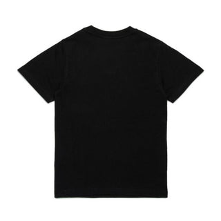 Diesel T-shirt nera con patch Oval D J02501-0GRAI-K900