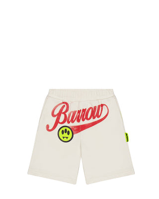 Barrow Bermuda In Cotone S5BKJUBE044 Con Stampa Unisex Junior