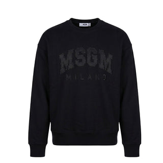 MSGM Felpa Girocollo Con Logo Per Bamabini F3MSJUSW182