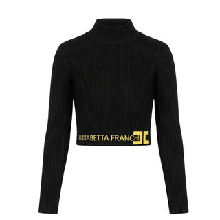 Elisabetta Franchi Lupetto A Costine Cropped Per Bambina EFMA152.C